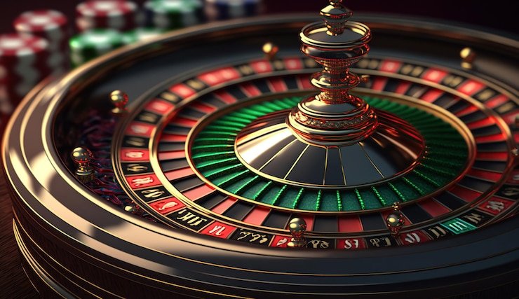 Dealer at Lightning Roulette table in bandit4d login studio